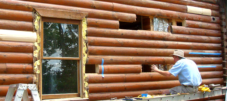 Log Home Repair Hamilton, Georgia