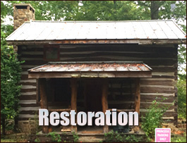 Historic Log Cabin Restoration  Harris County, Georgia